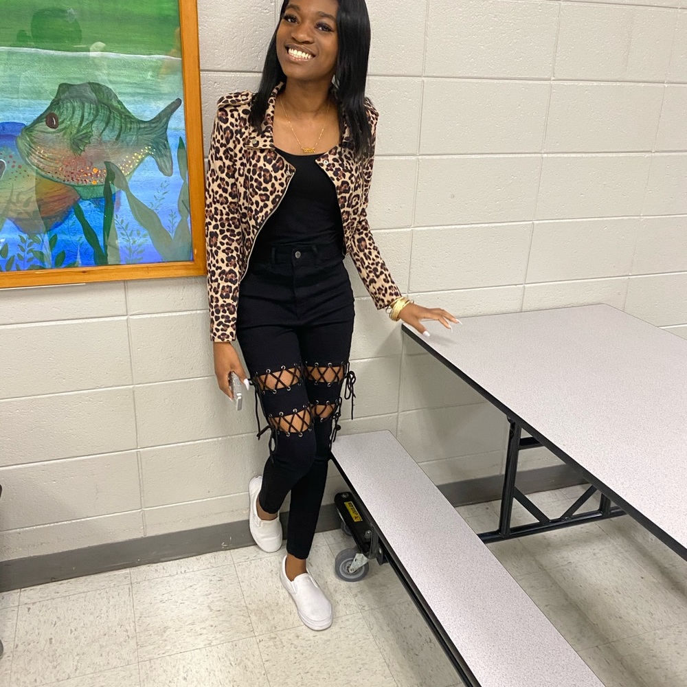 PrettyLittleThing Cheetah Jacket